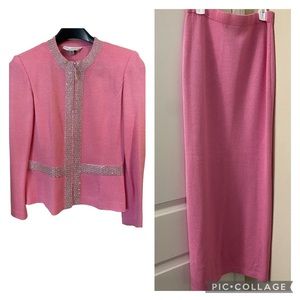 St. John Evening by Marie Gray 2 piece Suit skirt  size 4